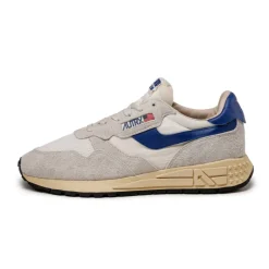 Leder Sneaker|Retro Runner*Autry Reelwind Low *Suede / Net* White / Limoges