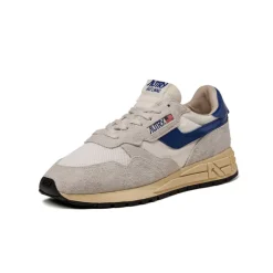 Leder Sneaker|Retro Runner*Autry Reelwind Low *Suede / Net* White / Limoges