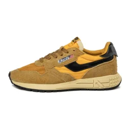 Leder Sneaker|Retro Runner*Autry Reelwind Low *Suede / Net* Taffy / Black