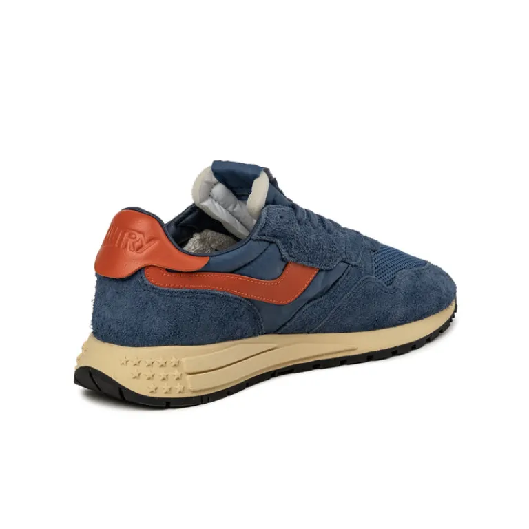 Leder Sneaker|Retro Runner*Autry Reelwind Low *Suede / Net* Blue / Koi