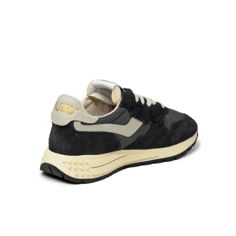 Leder Sneaker|Retro Runner*Autry Reelwind Low W Black
