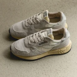 Leder Sneaker|Retro Runner*Autry Reelwind Low W White / Silver