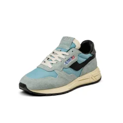 Leder Sneaker*Autry Reelwind Low W *Hairy Suede / Nylon* Jade / Black