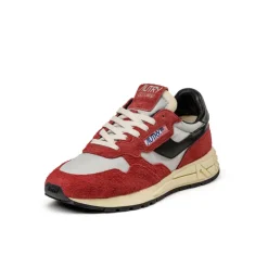 Leder Sneaker*Autry Reelwind Low W *Hairy Suede / Nylon* Crdnl / Blk