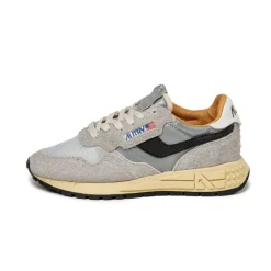 Leder Sneaker*Autry Reelwind Low W *Reflective Leather* Sand / Silver