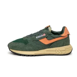 Leder Sneaker|Retro Runner*Autry Reelwind Low W *Suede / Net* Bottle / Orange