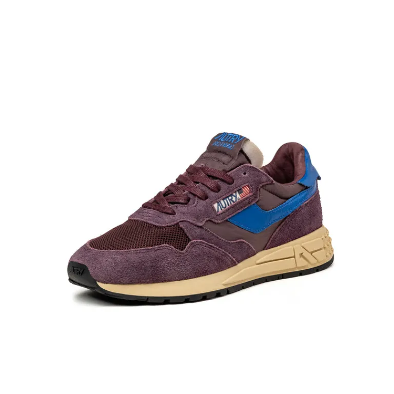 Leder Sneaker|Retro Runner*Autry Reelwind Low W *Suede / Net* Sass / Vicblue