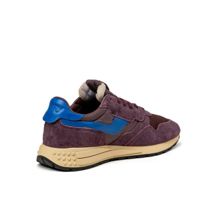 Leder Sneaker|Retro Runner*Autry Reelwind Low W *Suede / Net* Sass / Vicblue