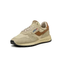 Leder Sneaker|Retro Runner*Autry Reelwind Low W *Suede / Net* Ecru / Cathspy