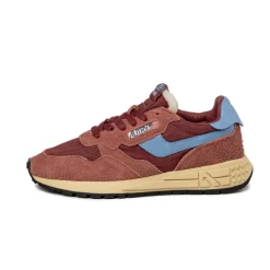 Leder Sneaker|Retro Runner*Autry Reelwind Low W *Suede / Net* Hotsauce / Blue