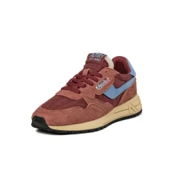 Leder Sneaker|Retro Runner*Autry Reelwind Low W *Suede / Net* Hotsauce / Blue