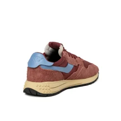 Leder Sneaker|Retro Runner*Autry Reelwind Low W *Suede / Net* Hotsauce / Blue