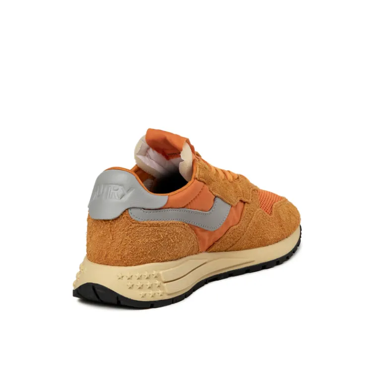 Leder Sneaker|Retro Runner*Autry Reelwind Low W *Suede / Net* Fanta / Vapor