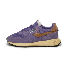 Leder Sneaker|Retro Runner*Autry Reelwind Low W *Suede / Net* Dahlia / Brsug