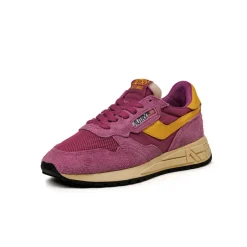 Leder Sneaker|Retro Runner*Autry Reelwind Low W *Suede / Net* Rose / Calen