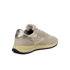 Leder Sneaker|Retro Runner*Autry Reelwind Low W *Suede / Net* Ecru / Platin