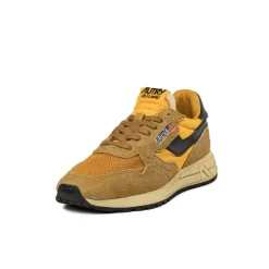 Leder Sneaker|Retro Runner*Autry Reelwind Low W *Suede / Net* Taffy / Black
