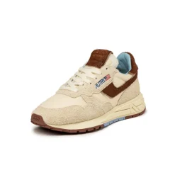 Leder Sneaker|Retro Runner*Autry Reelwind Low W *Suede / Pony* Rut / Brown