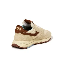 Leder Sneaker|Retro Runner*Autry Reelwind Low W *Suede / Pony* Rut / Brown