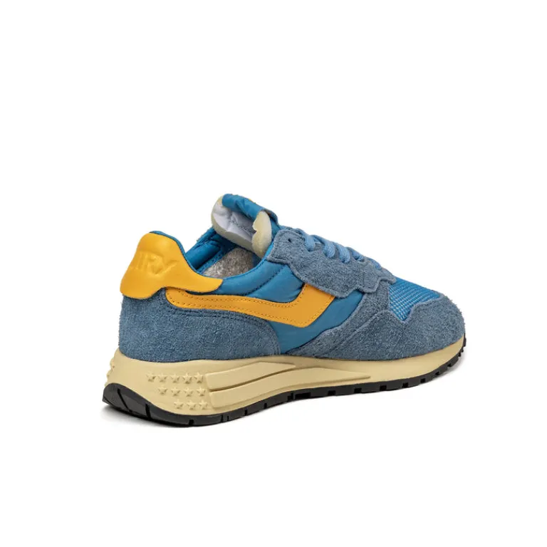 Leder Sneaker|Retro Runner*Autry Reelwind Low W *Suede / Net* Cenble / Fus