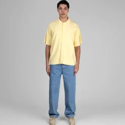 Hemden*Autry Short Sleeve Knit Shirt Lemonade
