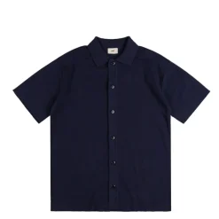 Hemden*Autry Short Sleeve Knit Shirt Blue