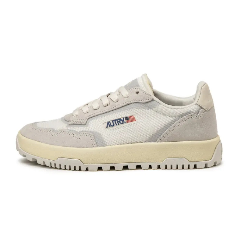 Leder Sneaker|Chunky Sneaker*Autry Wildpace *Dragon / Nabuk* White / Marshmallow