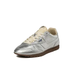 Leder Sneaker|Terrace Casual Sneaker*Autry Windspin W *Lamb Leather / Nylon* Silver / Ivory