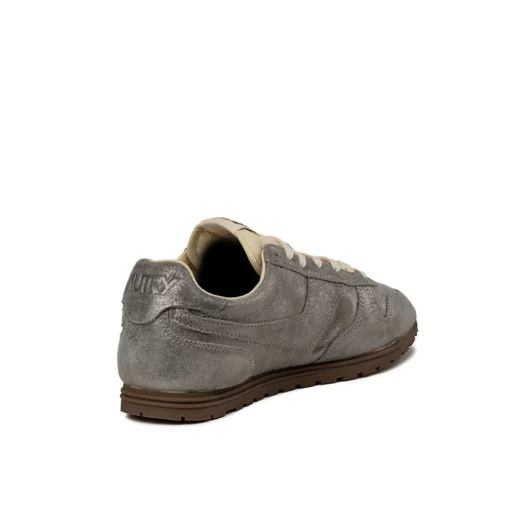 Leder Sneaker|Terrace Casual Sneaker*Autry Windspin W *Louspar / Nylon* Silver / Ivory