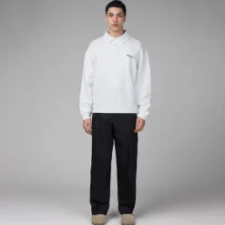 Crewnecks*Axel Arigato Base Polo Sweatshirt White