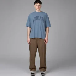 T-Shirts*Axel Arigato Link Washed T-Shirt Denim Blue