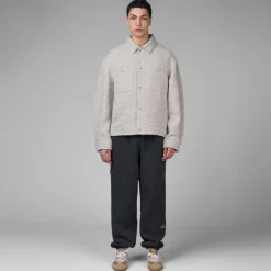 Jacken*Axel Arigato Wyn Boucle Overshirt White / Black