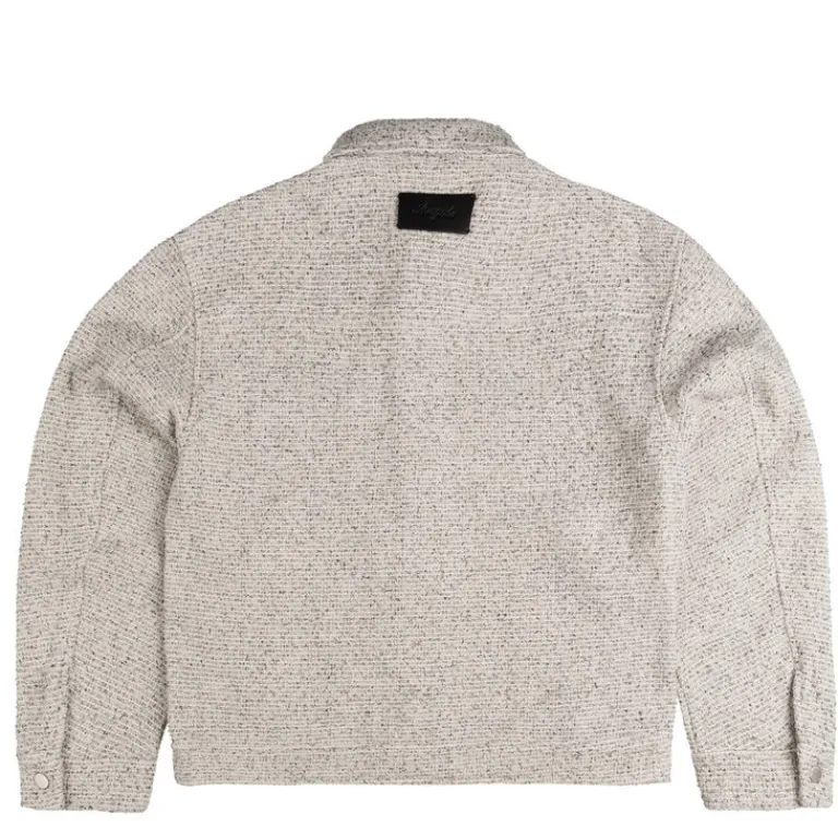 Jacken*Axel Arigato Wyn Boucle Overshirt White / Black