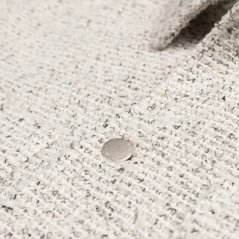 Jacken*Axel Arigato Wyn Boucle Overshirt White / Black