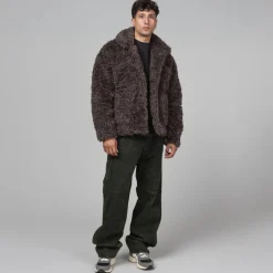 Jacken*Berner Kühl Drop Coat Bor Pile Charcoal