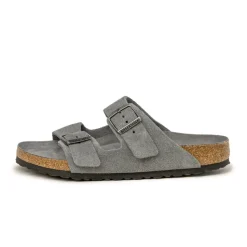 Leder Sneaker|Sandals*Birkenstock Arizona Basalt Gray Tonal