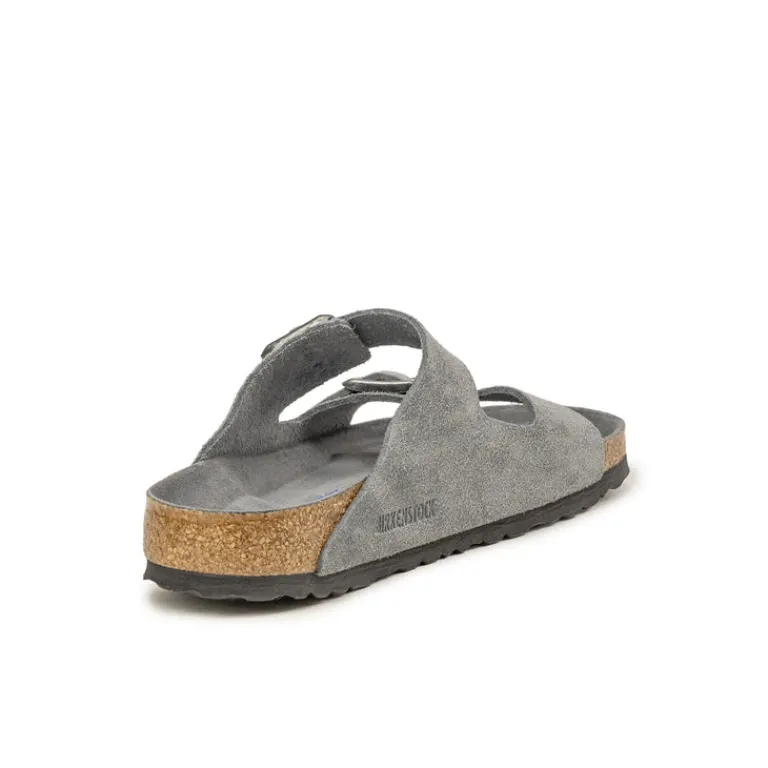 Leder Sneaker|Sandals*Birkenstock Arizona Basalt Gray Tonal