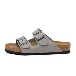 Leder Sneaker|Sandals*Birkenstock Arizona Desert Buck / Whale Gray