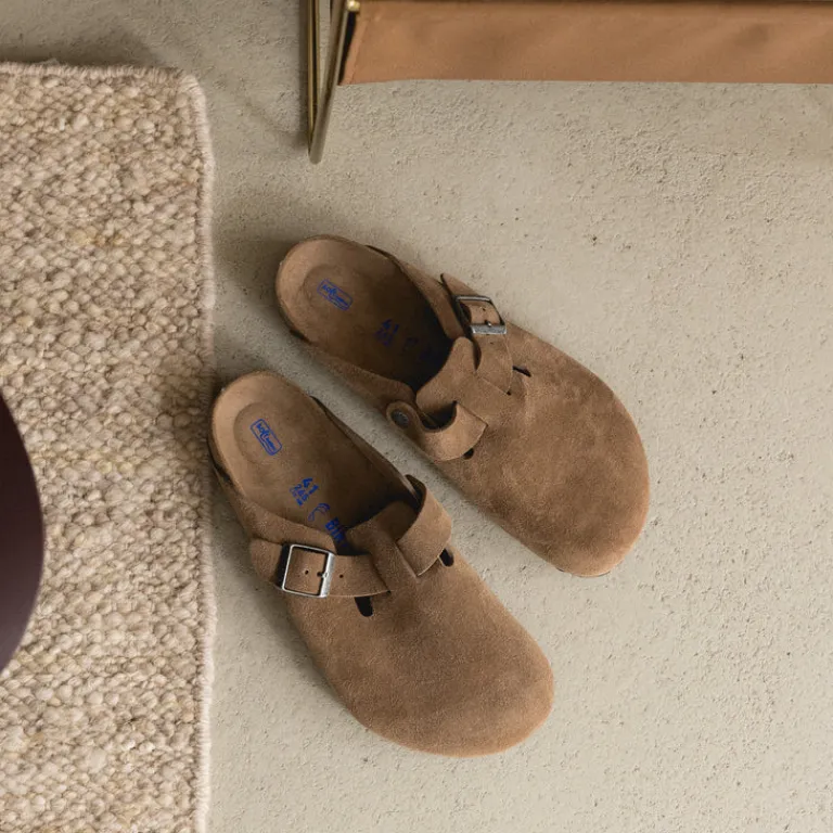 Leder Sneaker|Mules & Slides*Birkenstock Boston Dark Tea Tonal