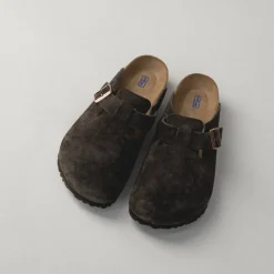 Leder Sneaker|Mules & Slides*Birkenstock Boston Mocha