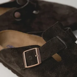 Leder Sneaker|Mules & Slides*Birkenstock Boston Mocha