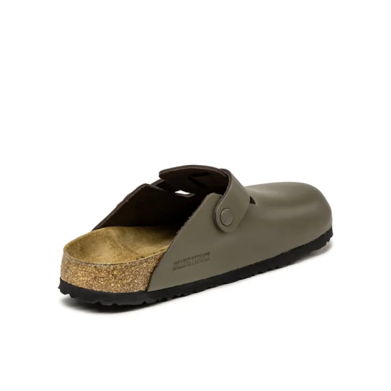 Leder Sneaker|Mules & Slides*Birkenstock Boston Concrete Gray