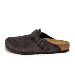 Leder Sneaker|Mules & Slides*Birkenstock Boston Velvet Grey