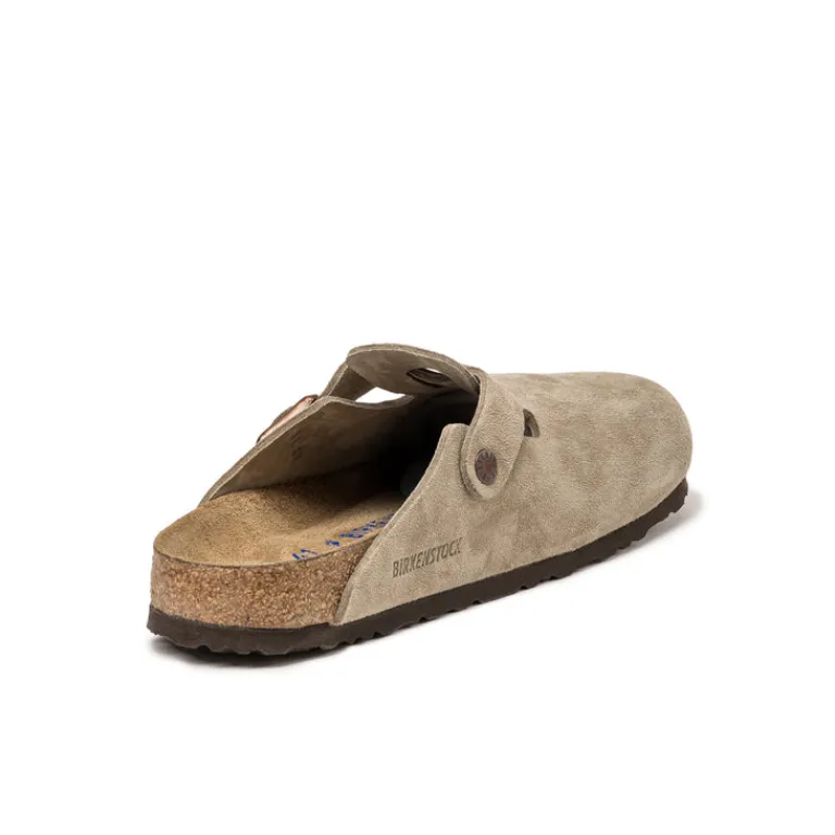Leder Sneaker|Mules & Slides*Birkenstock Boston Taupe