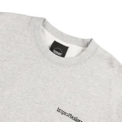 Crewnecks*Boiler Room TV Logo Crew Sweatshirt Grey