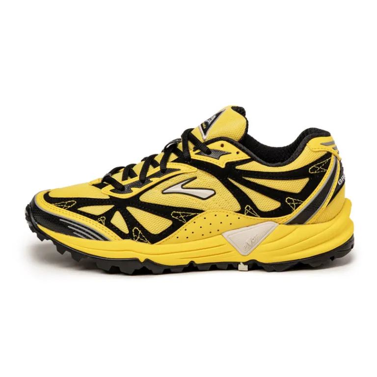 Vegane Sneaker|Outdoor Sneaker*Brooks Cascadia 1 Yellow / Black / Moonbeam