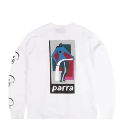 T-Shirts*By Parra Lowering the Bar Long Sleeve T-Shirt White
