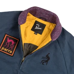 Jacken*By Parra Skull Stalker Varsity Jacket Washed Blue