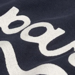 Crewnecks*By Parra Water Wave Logo Crew Neck Sweatshirt Navy Blue