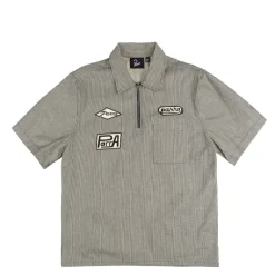 Hemden*By Parra Work Later Short Sleeve Shirt Blue